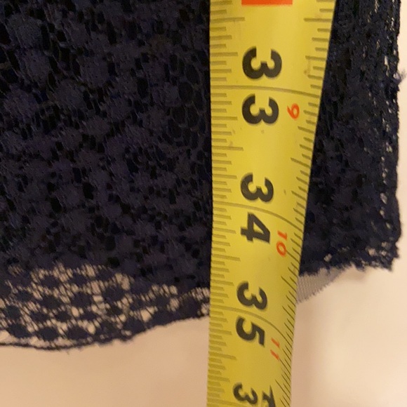 NEW BCBG MAX AZRIA SOPHIANA BANDAGE DRESS CORSET BODYCON LACE SZ 10 NAVY BLUE - Picture 13 of 13